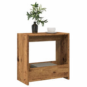 Tavolino Legno Vecchio 50x26x50 cm in Legno Multistrato 856538
