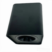 Trade Shop - Porta Faretto Orientabile Da Soffitto Nero Per Faretto Gu10 / Gu5.3 P34-gu10-n1 -