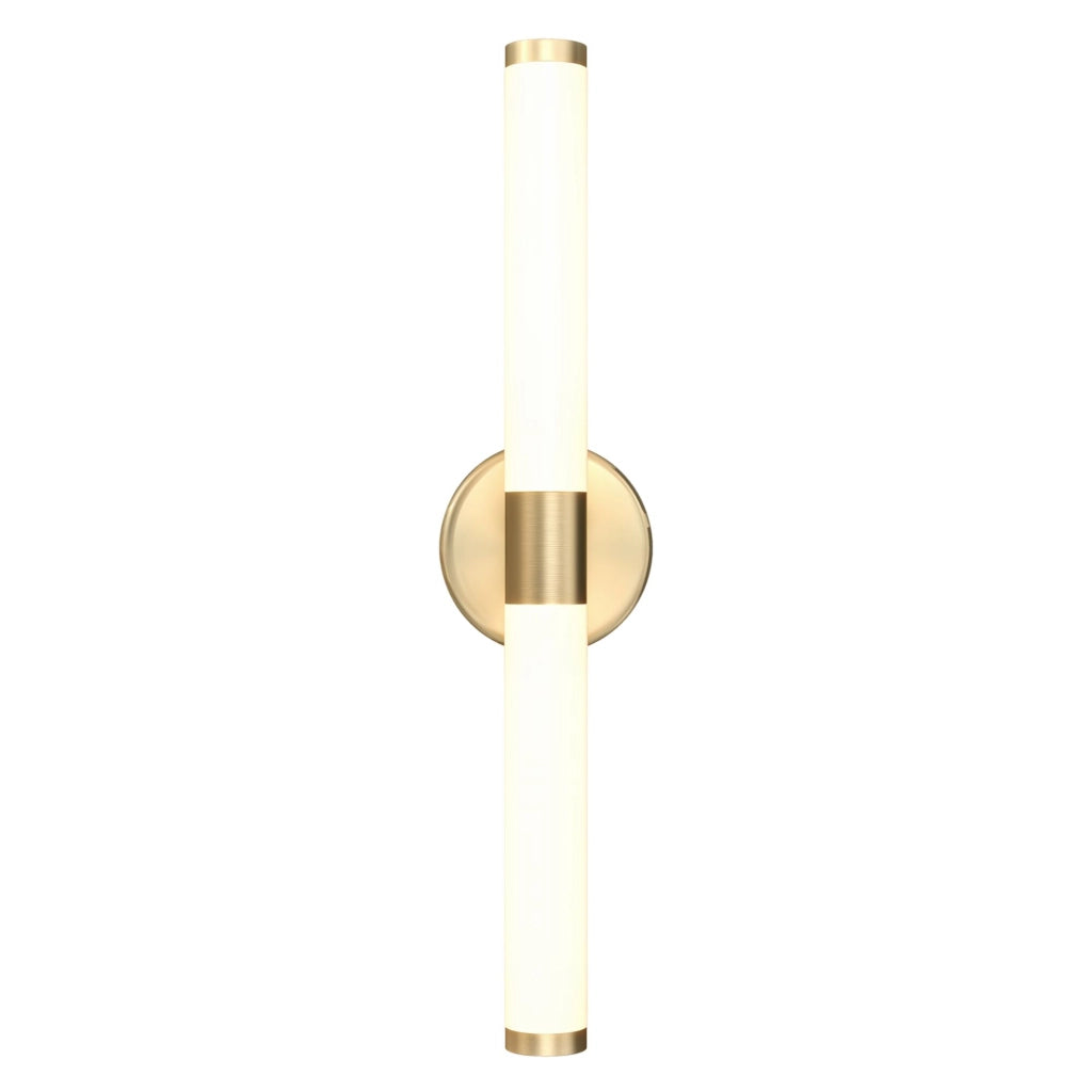 Maytoni Applique Moderna Axis 1 luce LED integrato oro alluminio acrilico