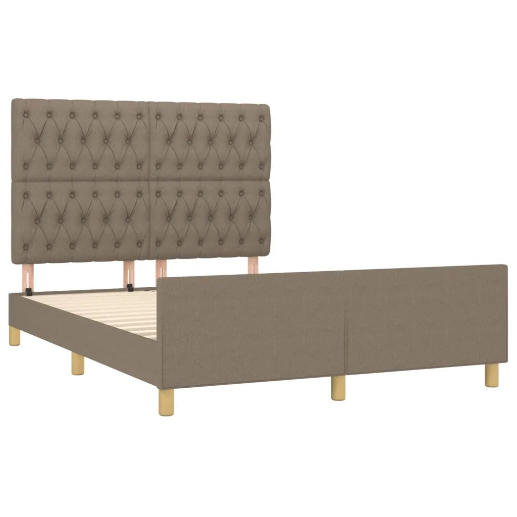 Giroletto senza Materasso Tortora 140x190 cm in Tessuto 3125296