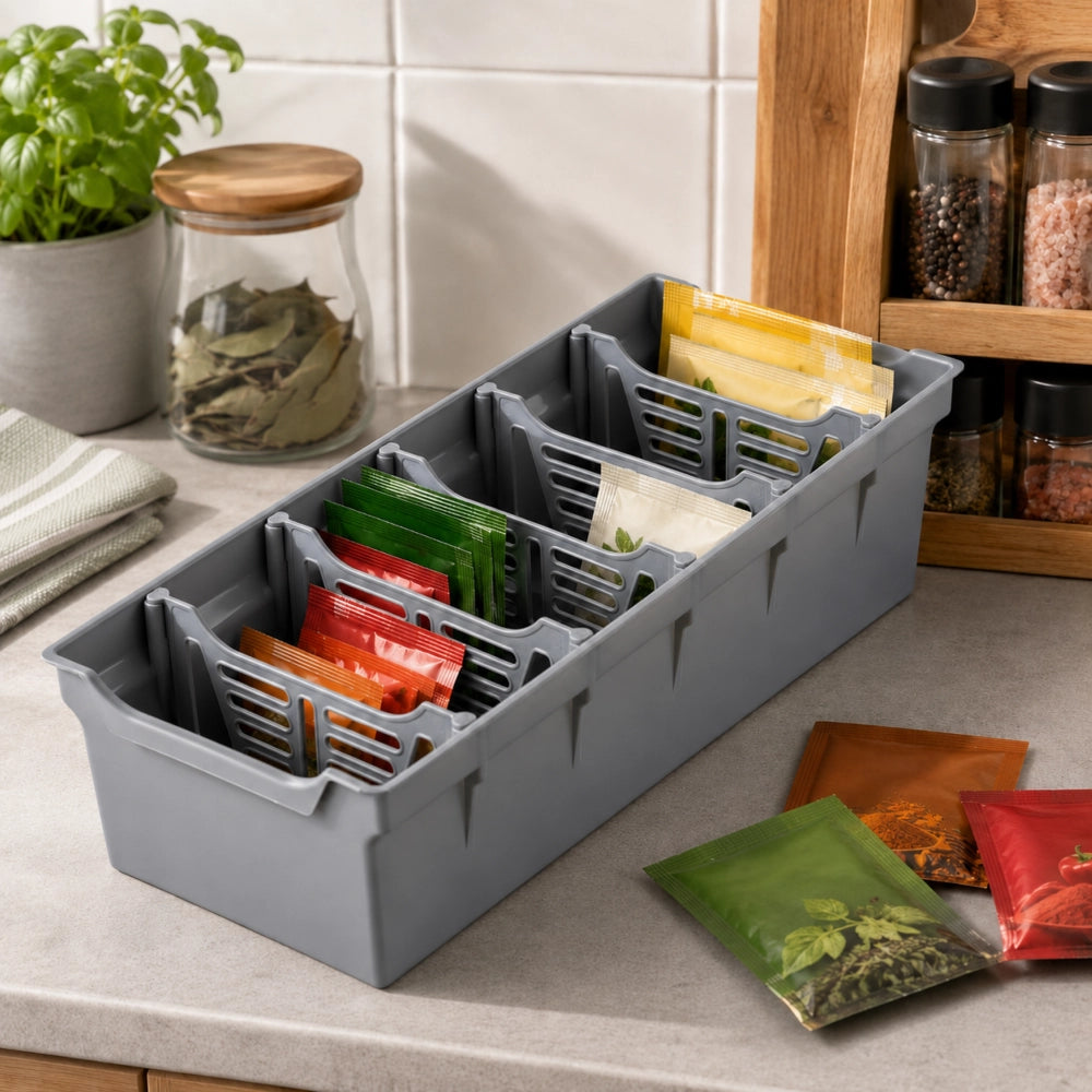 KADAX Organizer na przyprawy szary <24> K17437