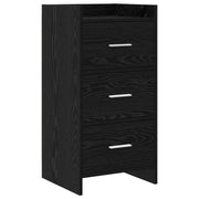 Credenza Rovere Nero 40 x 36 x 80 cm Legno ingegnerizzato 8011060