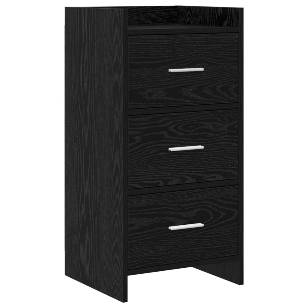 Credenza Rovere Nero 40 x 36 x 80 cm Legno ingegnerizzato 8011060