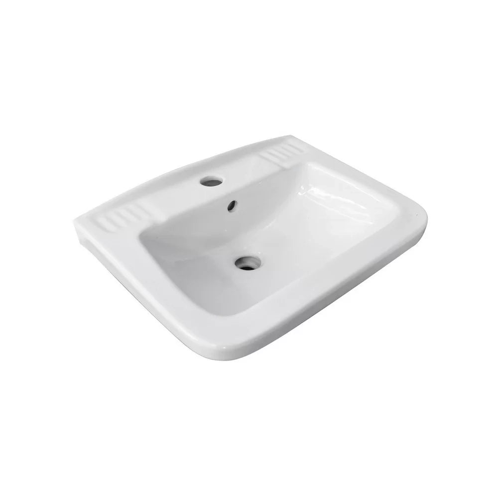 Lavabo a parete quadrato cm 40 x 50