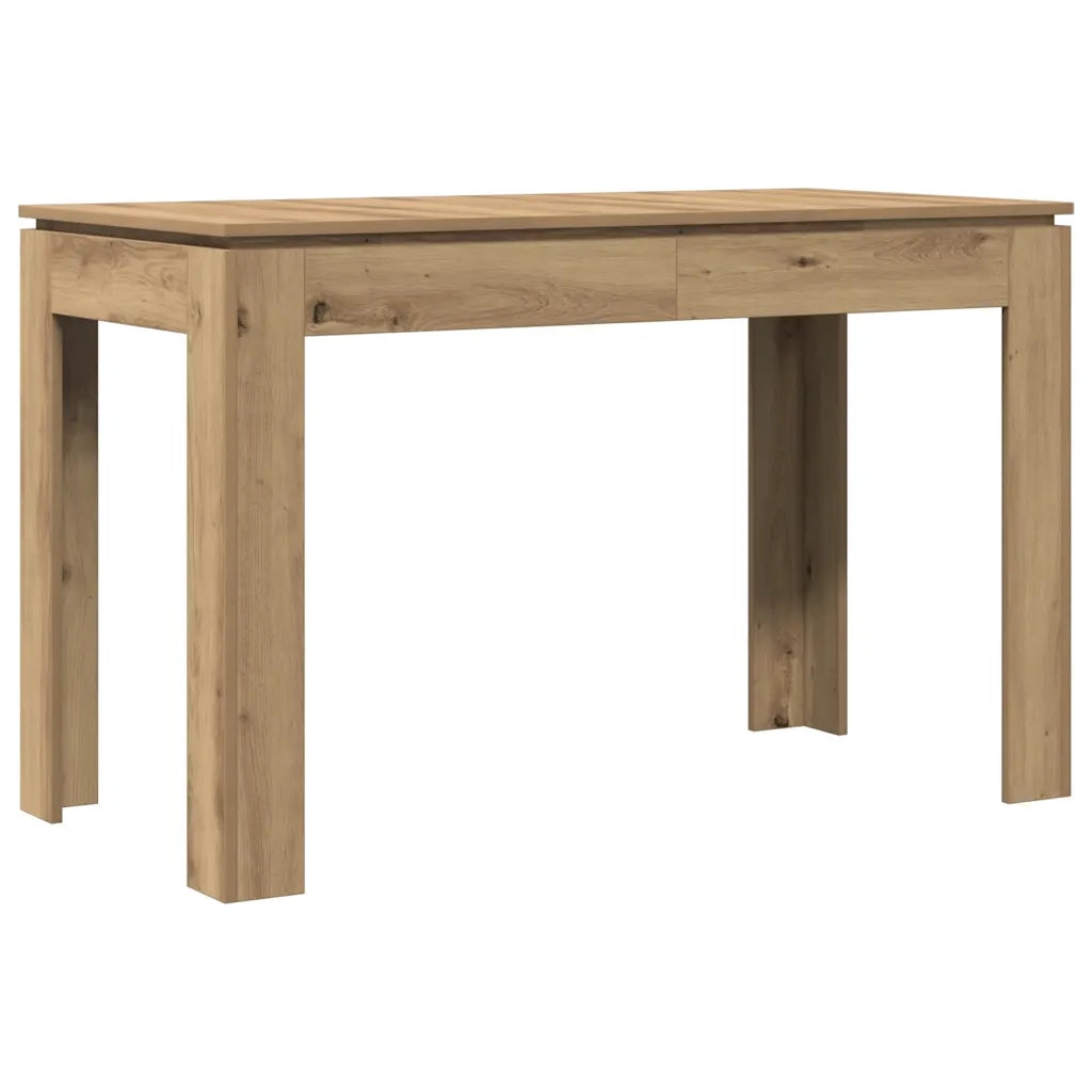 Tavolo da Pranzo Rovere Artigianale 120x60x76 cm in Truciolato 855903