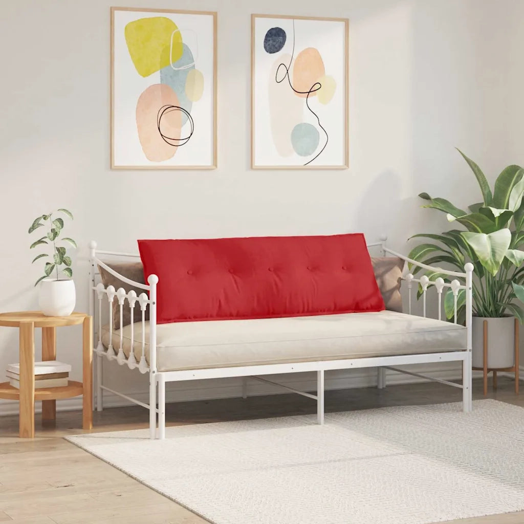Cuscino per Schiena | Cuscino dorsale Rosso 140 x 19 x 50 cm Tessuto