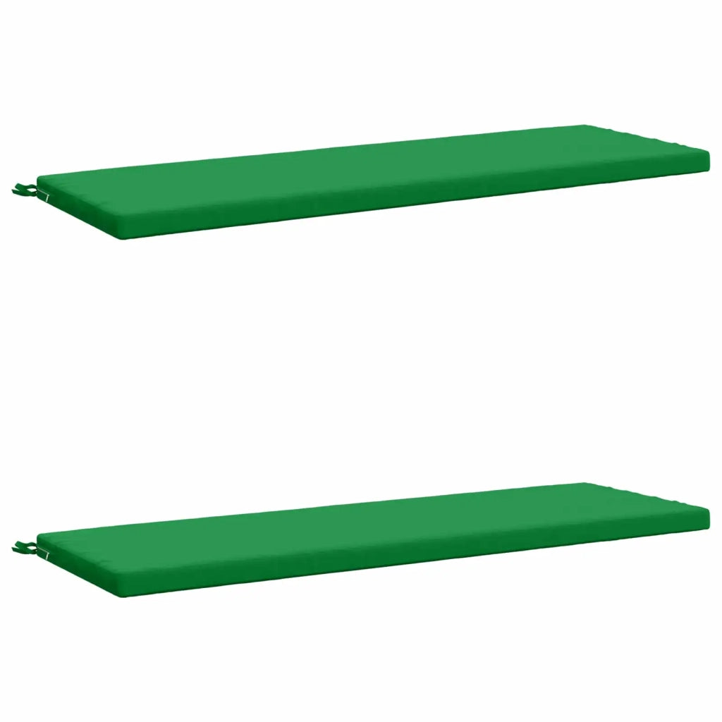 Cuscini per Panchina a 2 Pezzi SOEST 2 pz 100% Poliestere Verde 949411