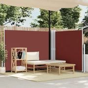 Tenda Laterale retrattile-Tenda parasole per balcone Marrone 140x1000 cm