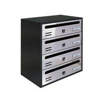 BLOCC.CUBO C4 RIV.ORIZZ.INOX