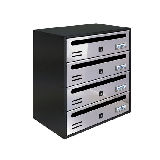 BLOCC.CUBO C4 RIV.ORIZZ.INOX