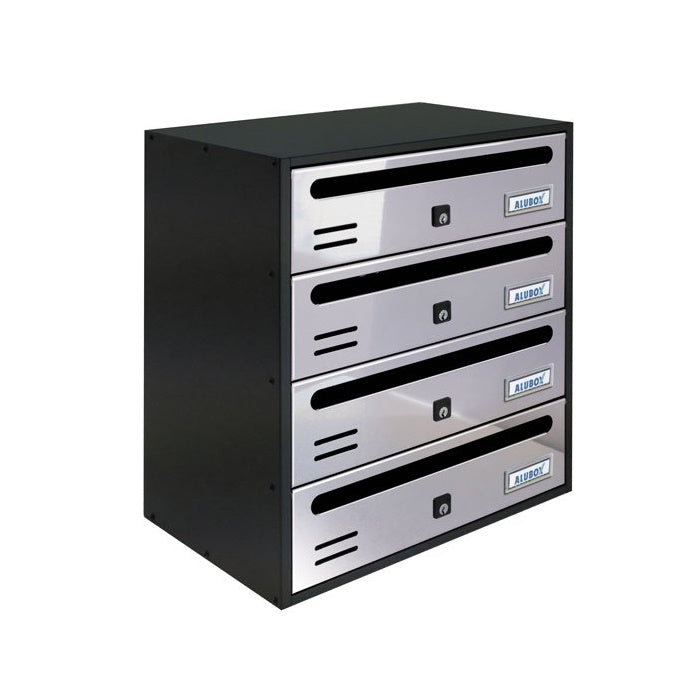 BLOCC.CUBO C4 RIV.ORIZZ.INOX