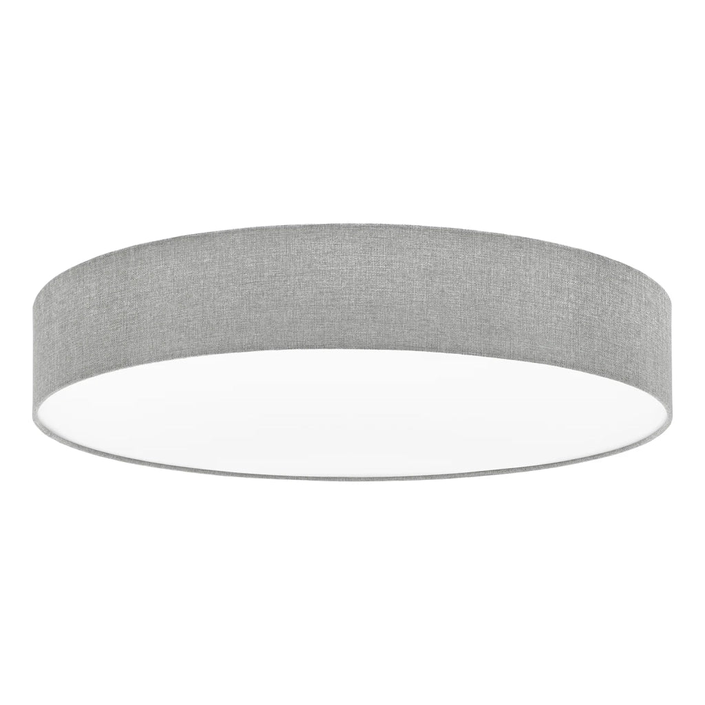 Plafoniera Moderna Pasteri Acciaio Bianco 5 Luci E27 Ip20
