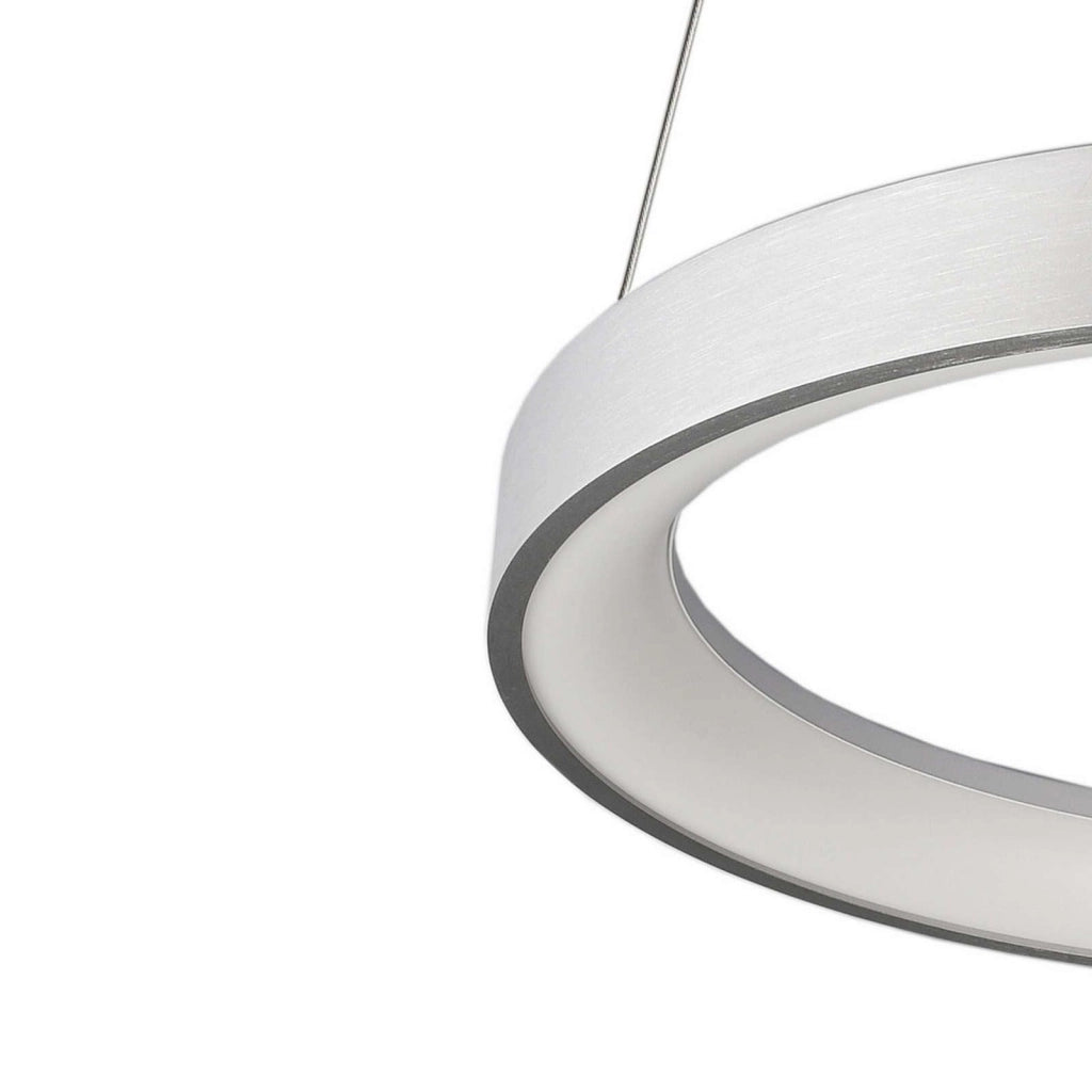 MEROPE 800 lampadario pendente LED 60W CCT dimmerabile lampada sospensione circolare 78cm luci cucina ristorante pizzeria ufficio 230V GRIGIO