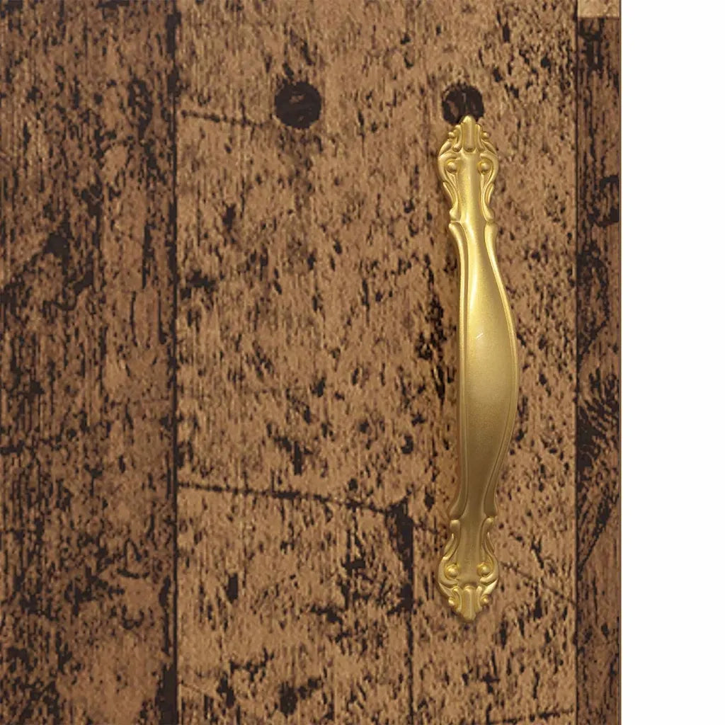 Mobile a muro 2 pcs Legno vecchio 69,5 x 34 x 90 cm 3402689