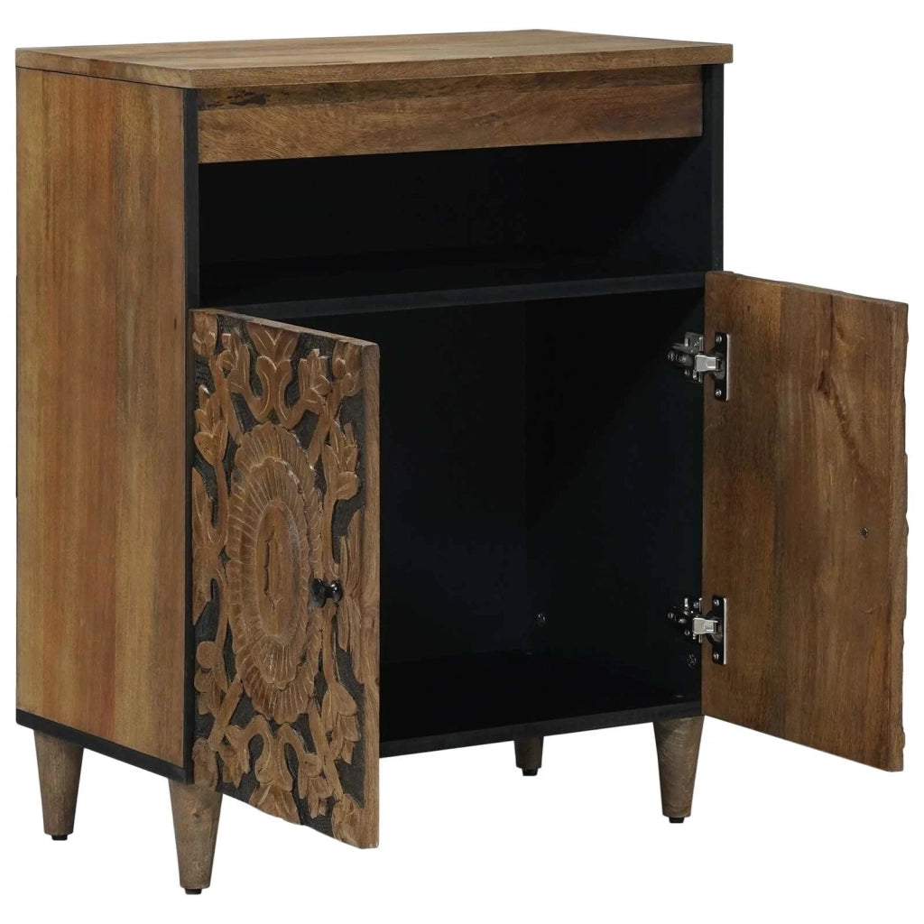 Credenza Marrone 60 x 33,5 x 75 cm Legno di mango massello 4018357