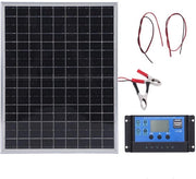 Pannelli Solari Portatili 15W 24V - Progetto Impermeabile - Pannello Solare per Veicoli - Fonte di Corrente Stabile - Adatto a Diversi Apparecchi - Ricarica Continua