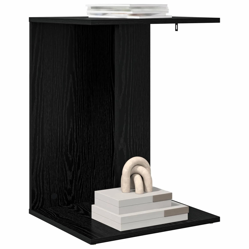 Tavolo laterale Rovere Nero 45 x 40 x 62,5 cm 8000357