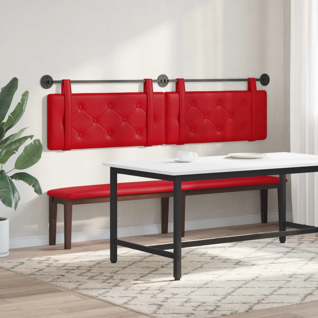 Testiera | Testata sospesa Rosso Similpelle