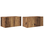 Set mobile TV 2 pz | Armadietto TV | Mobile Porta TV Multicolore 60 x 30 x 30 cm