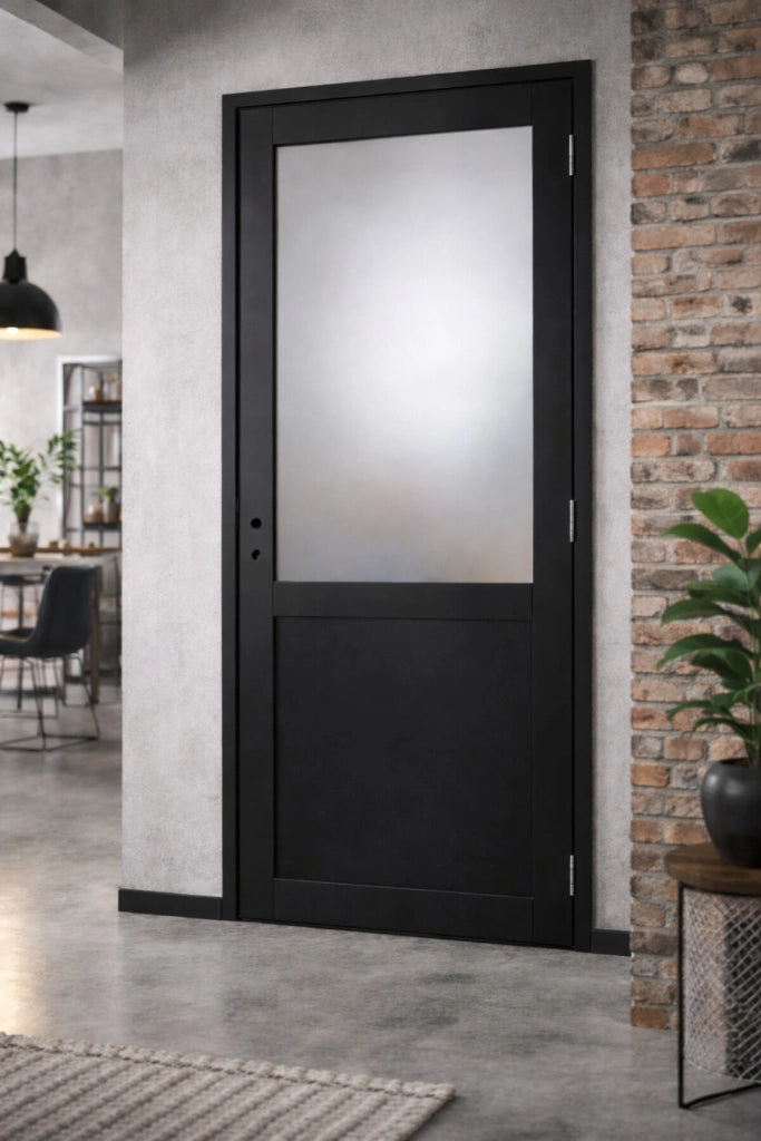 Tabella Dimensioni Blocco Porta Athena Nero H204 x L73 Spinta Sinistra