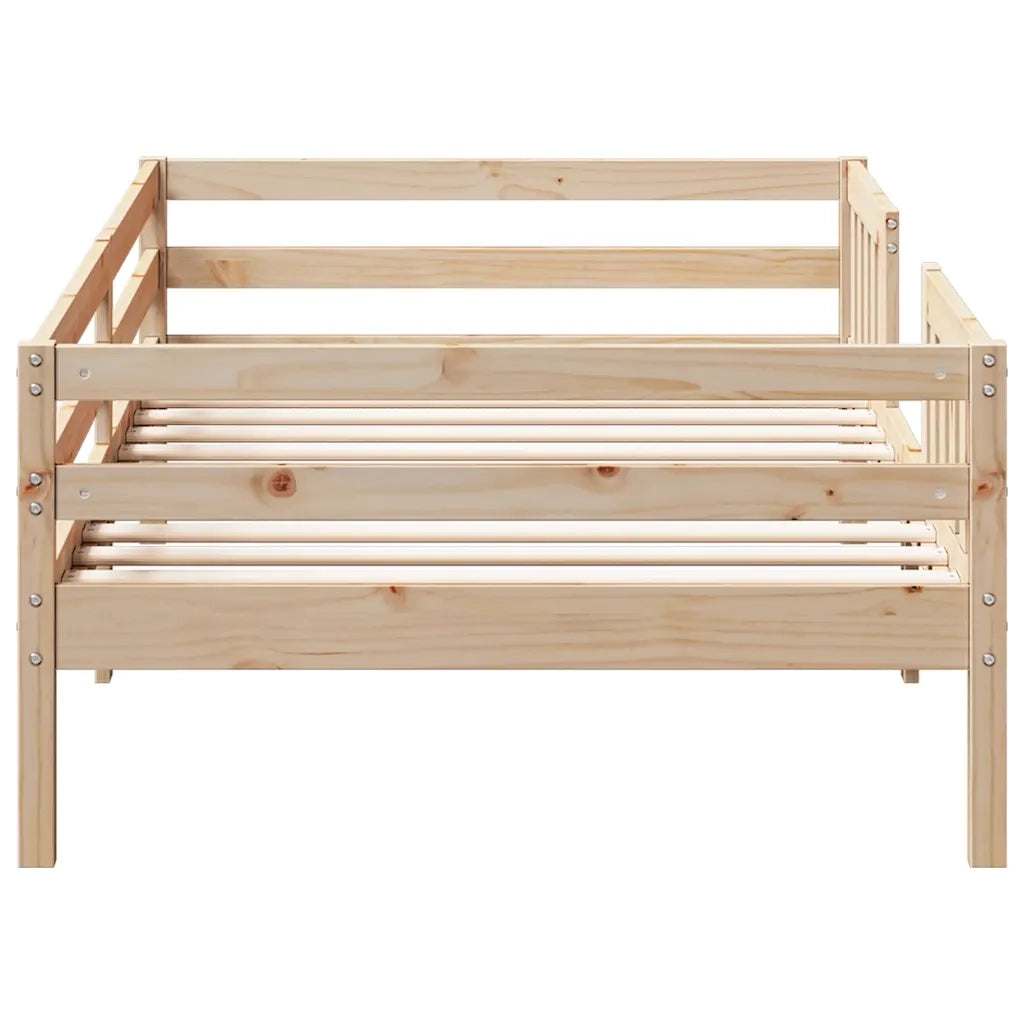 Letto senza Materasso 90x200 cm in Legno Massello di Pino