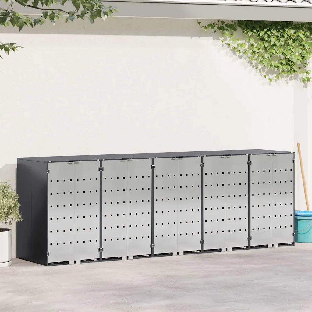 Contenitore per Rifiuti per 3 Bidoni 340 x 77.5 x 115.5 cm