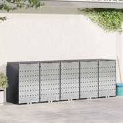 Contenitore per Rifiuti per 3 Bidoni 340 x 77.5 x 115.5 cm