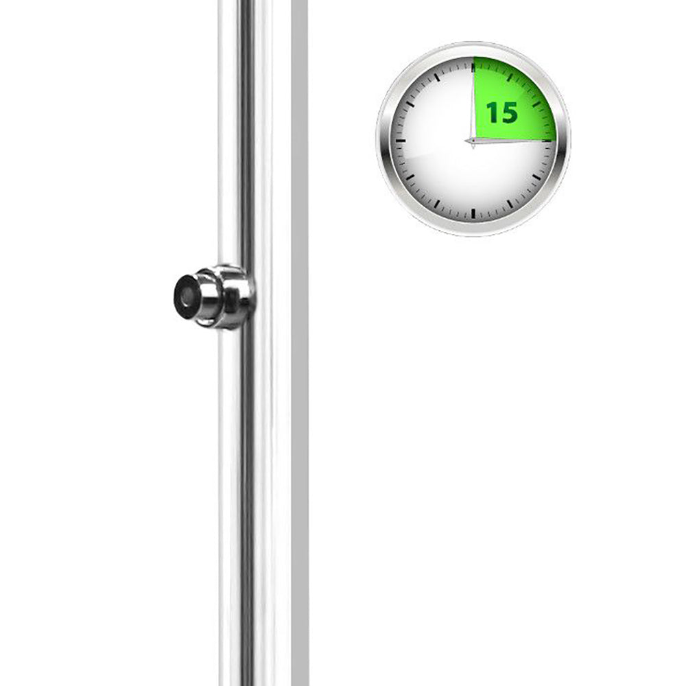 Doccia da Giardino Temporizzatore ATI Docce Stilo-P Inox Anodizzato