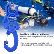 Clip per sospensione BCD portatile - 360 gradi di rotazione - pieghevole - design di chiusura semplice - stabilizzazione delle linee - clip per immersioni