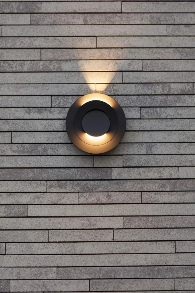 Applique esterna LED IP54 7,8W MOOV Lutec grigio scuro