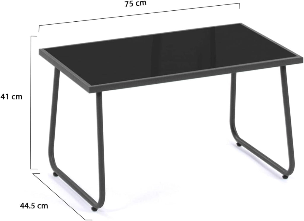 Set di mobili da Giardino Bassi Malaga a 6 posti con 2 divani, poltrone e Tavolo in Terracotta