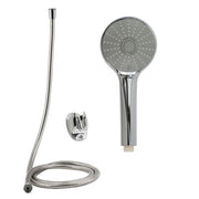 Trade Shop - Kit Doccetta Doccino Soffione Bagno Doccia Tonda Laccio 1,8 Metri Staffa 69318 -