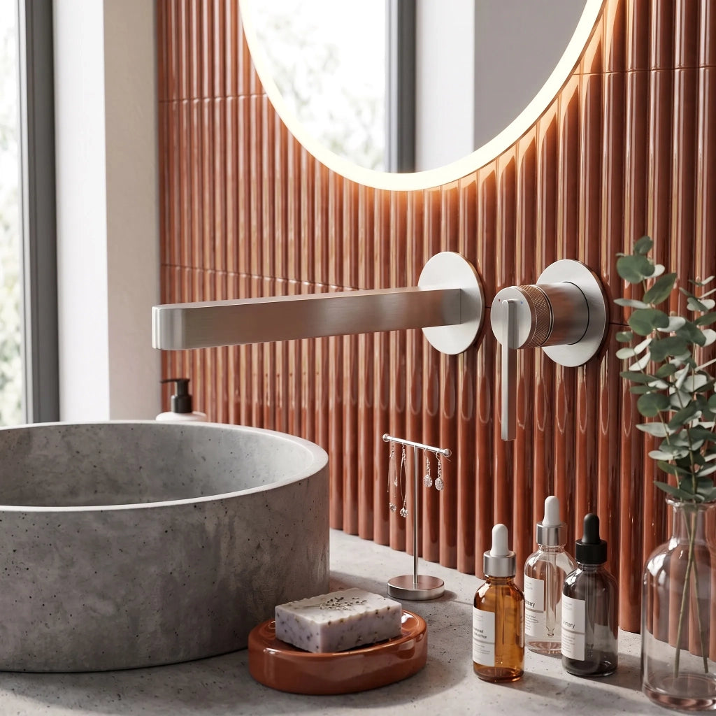 Rubinetto Da Parete Rea Grace Brush Nickel