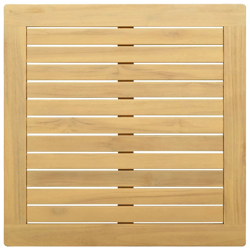 Tavolino da salotto Acacia chiaro 60 x 60 x 36 cm