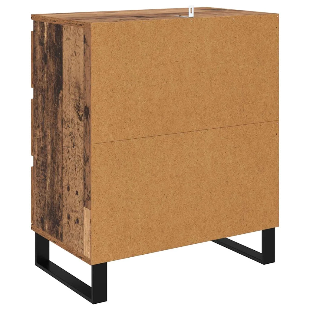 Credenza-Buffet-Armadio da cucina Legno vecchio 60 x 35 x 70 cm Legno multistrato 254485