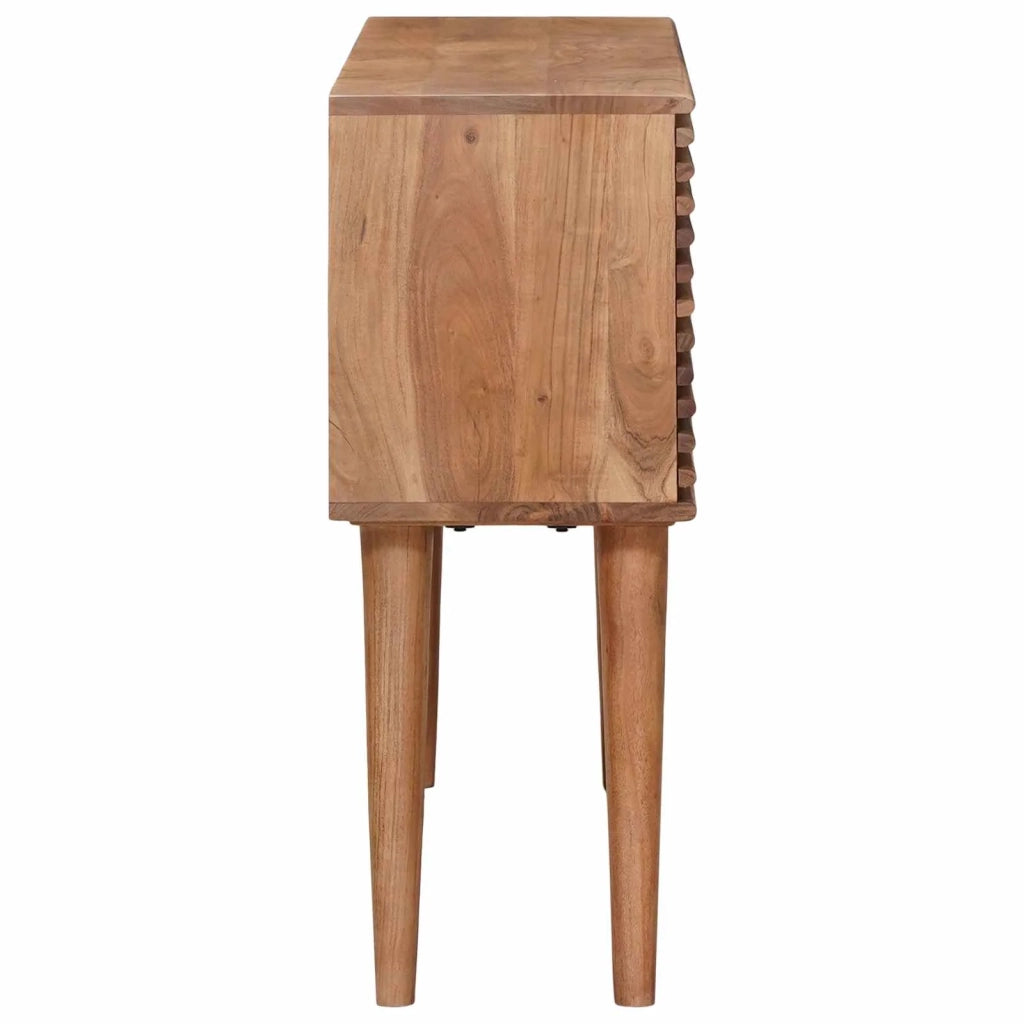 Tavolino fatto a mano Marrone Teak 100 x 30 x 75 cm