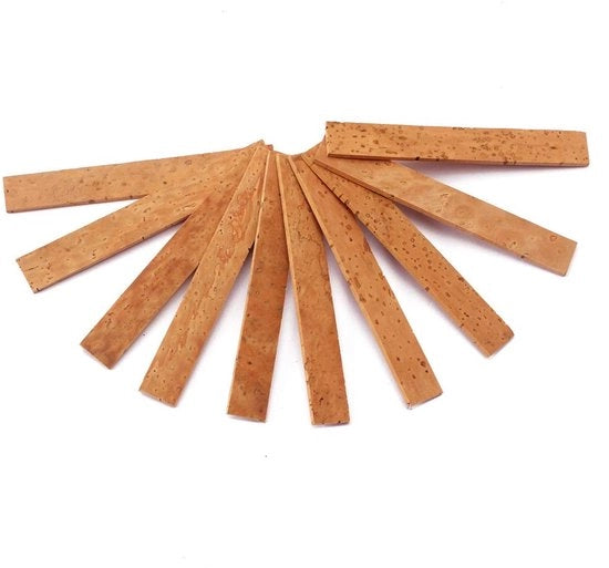 Set di Cork per Saxofono (10 pezzi al pacchetto) per Saxofono Soprano, Tenore e Alto - Cork per Manico