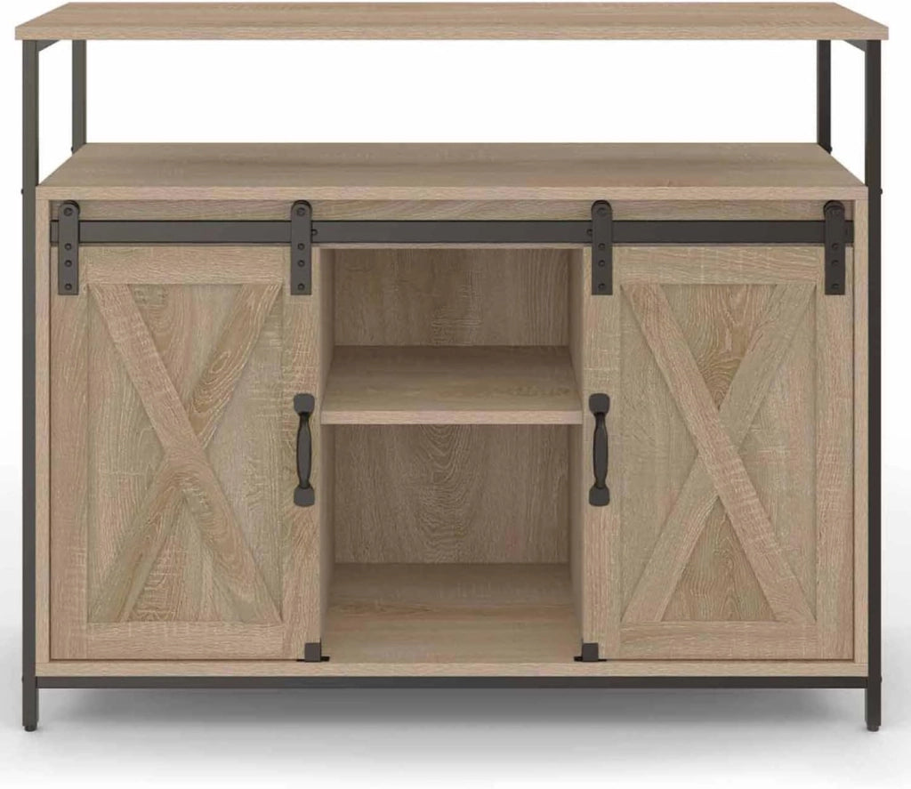 Credenza a 2 ante scorrevoli 100 cm QUEBEC design industriale