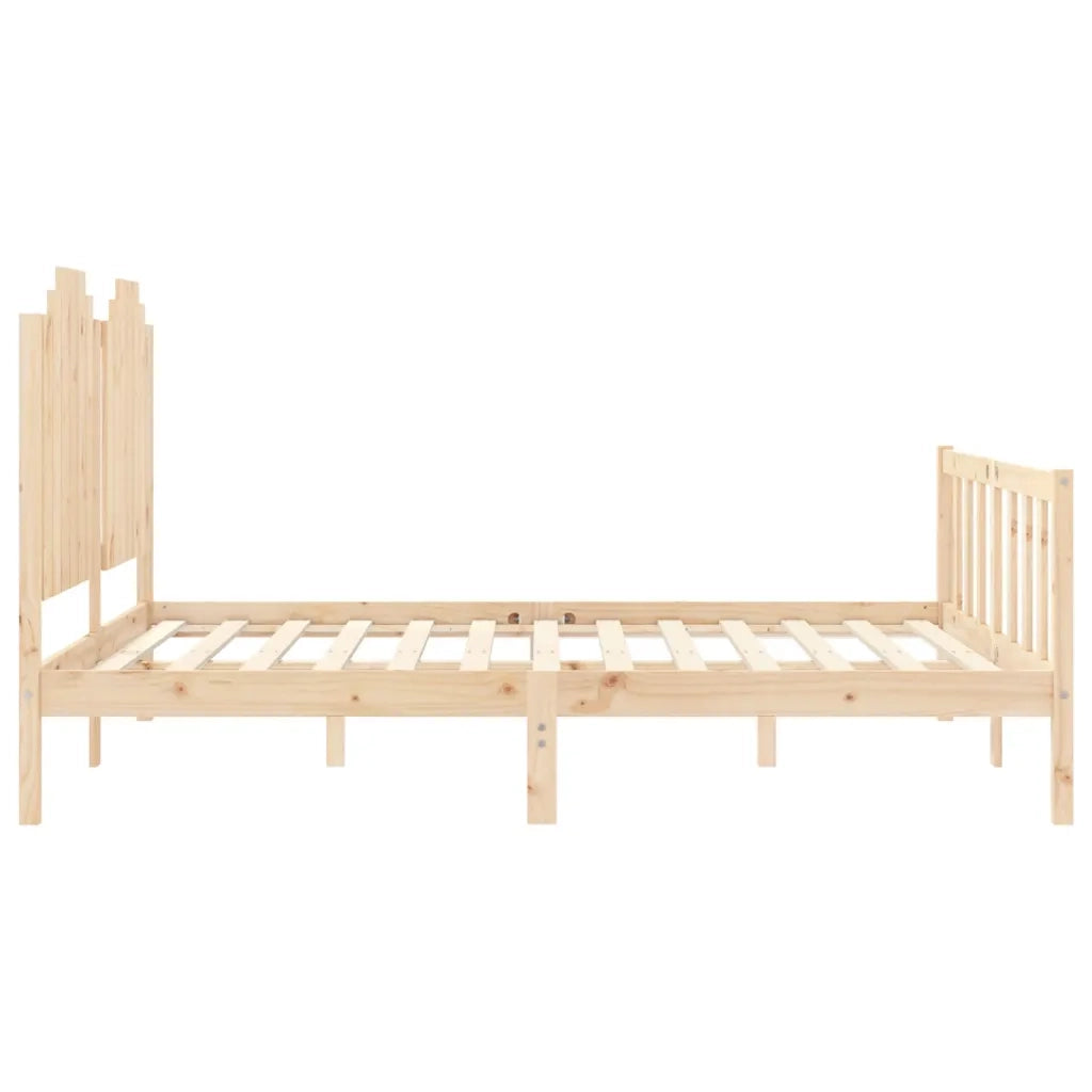 Giroletto senza Materasso 160x200 cm in Legno Massello di Pino 3192306