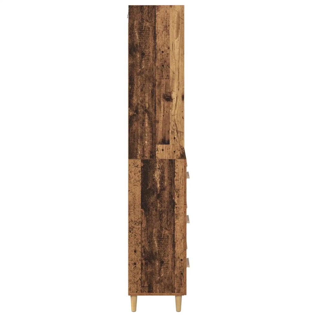 Credenza-Buffet-Armadio da cucina Legno vecchio 69,5 x 32,5 x 180 cm Legno multistrato 332274