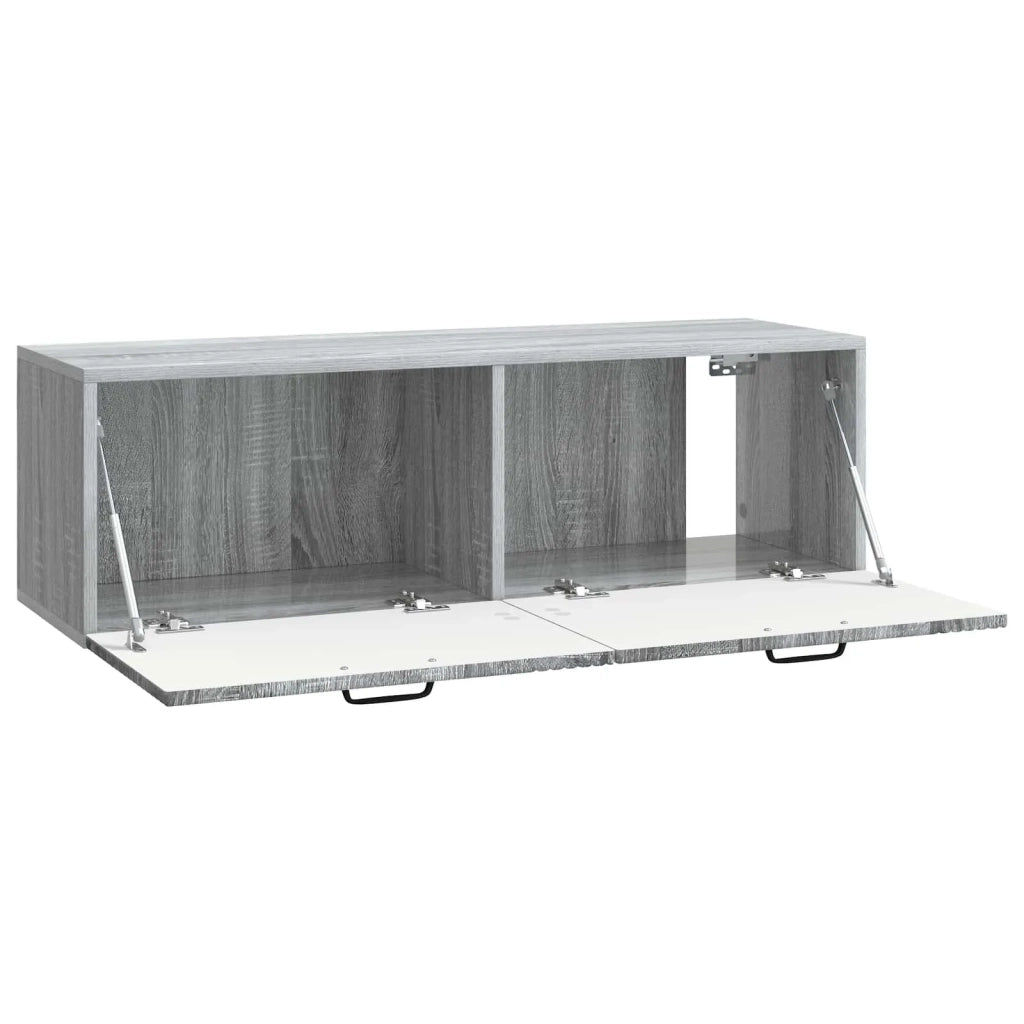Mobile Porta TV da Muro Grigio Sonoma 98 x 31 x 30 cm