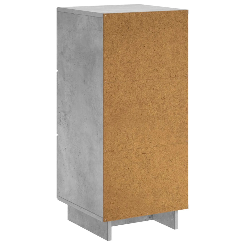 Credenza Grigio Cemento 33,5 x 34,5 x 75 cm 8011516