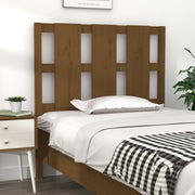 Testiera per Letto-Testata-Testiera Decorativa ambra 95,5x4x100cm in Legno Massello di Pino 808135