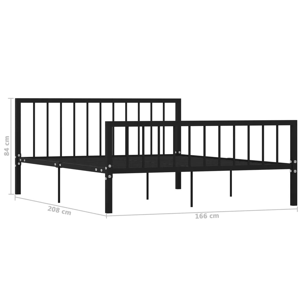 Giroletto Nero in Metallo 160x200 cm cod mxl 61538