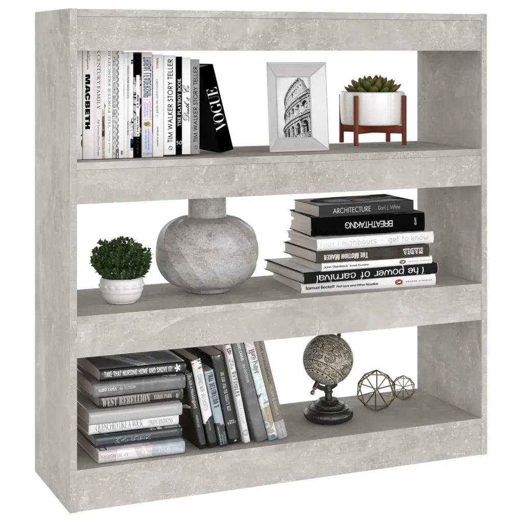 Libreria/Divisorio Grigio Cemento 100x30x103 cm cod mxl 25028