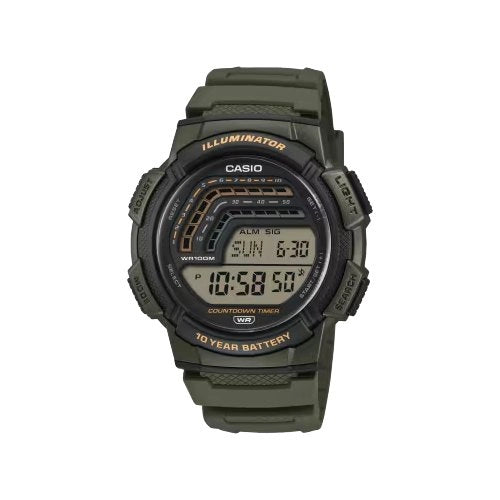 Orologio casio ws 1800 3avef green