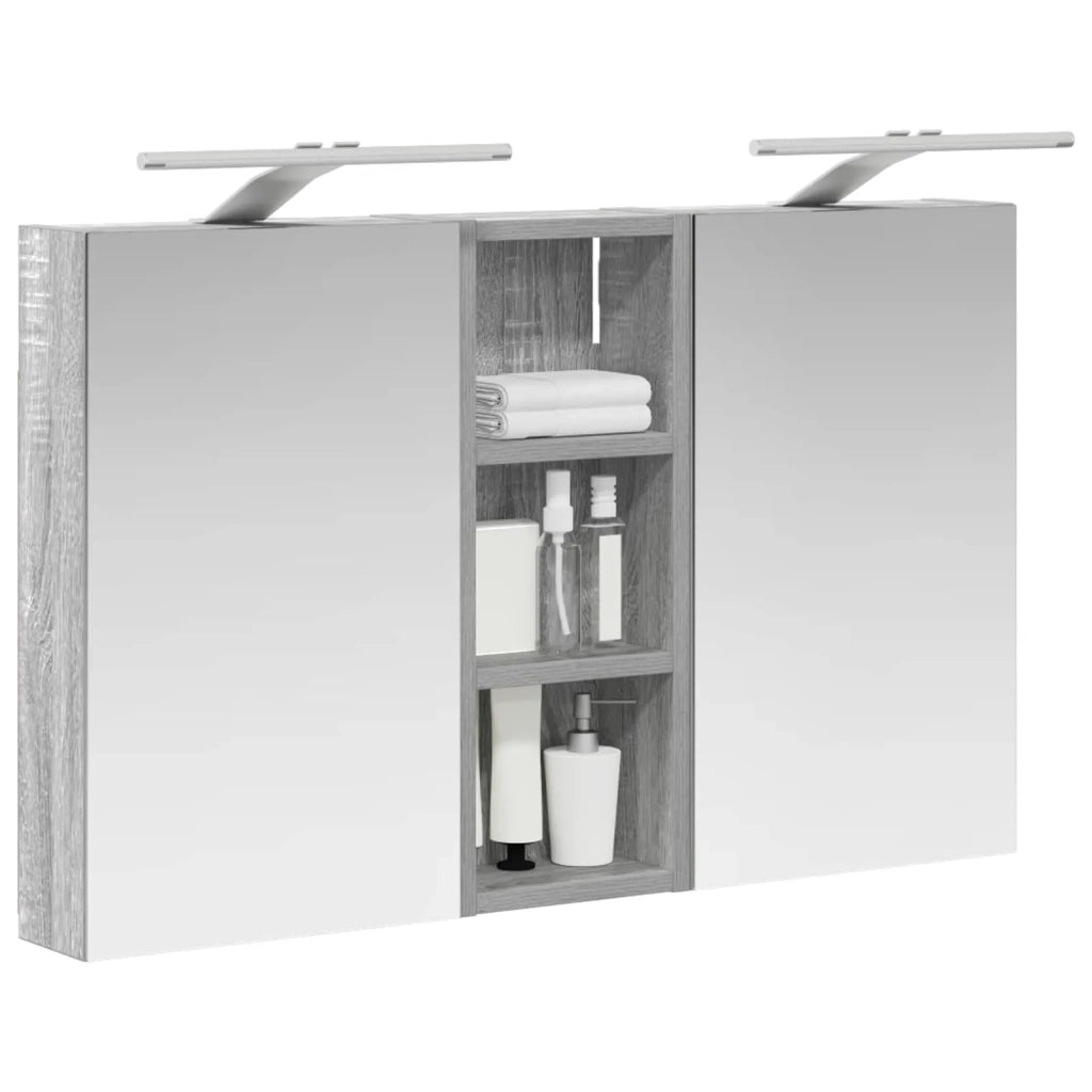 Set di Armadi da Bagno con lo scaffale 3 pcs 80 x 10,5 x 50 cm 3403661