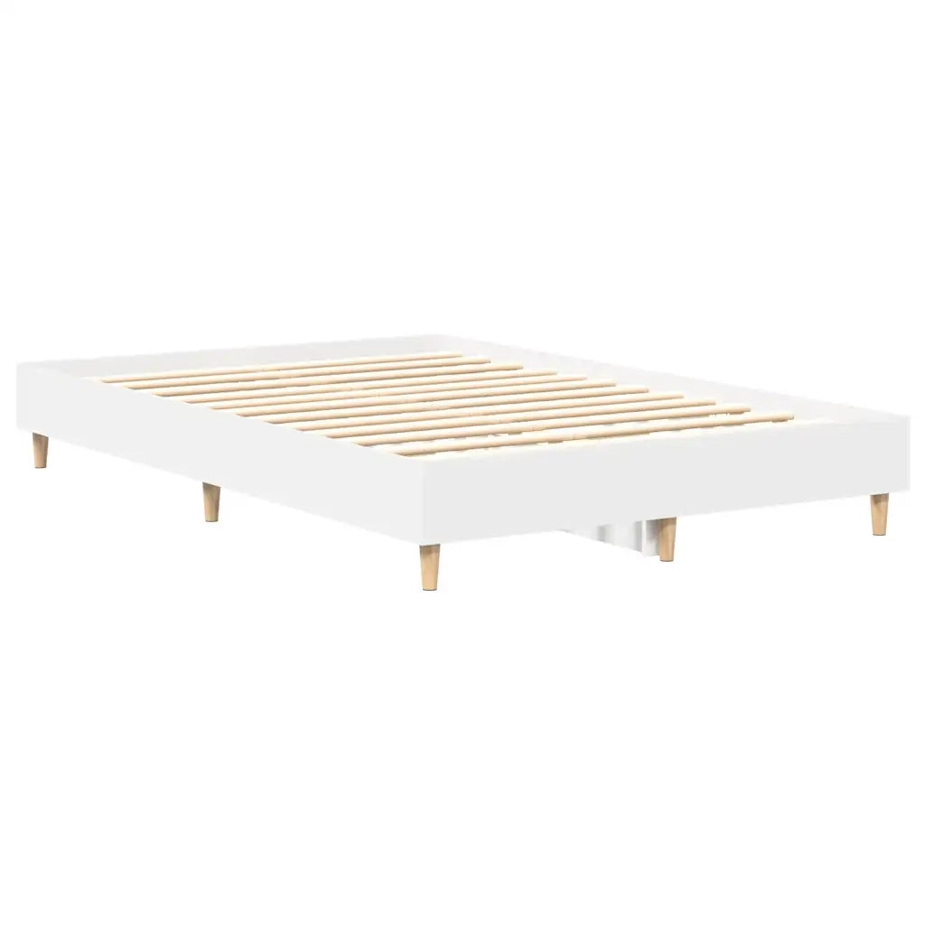 Giroletto senza Materasso Bianco 140x190 cm Legno Multistrato 861057