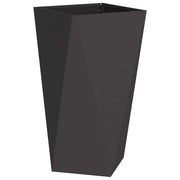 Fioriera | Cassetta per fiori | Vaso Nero 40 x 40 x 75 cm Acciaio
