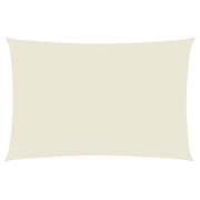 Parasole a vela | Telo Ombra | Vela da ombra Oxford Rettangolare 2x4 m Crema